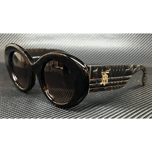 Burberry Havana 49mm Dark Brown Women Sunglasses - Picture 1 of 5